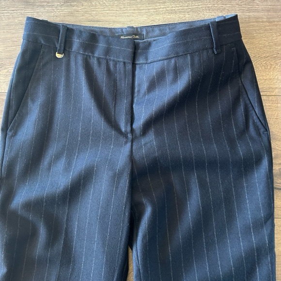 MASSIMO DUTTI WOMEN STRIPED DRESS PANTS ITALIAN FABRIC IN - Picture 9 of 9